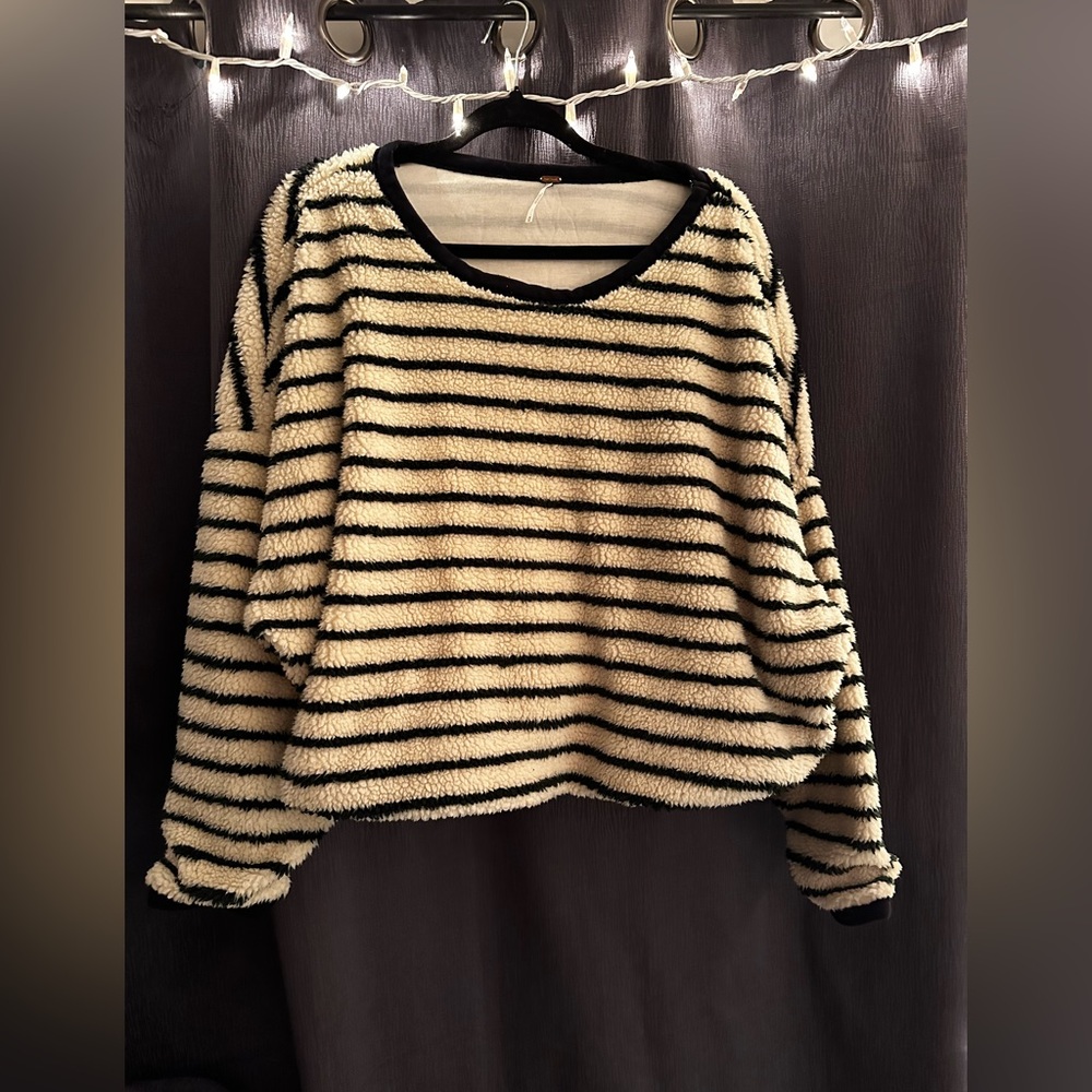 Free People - Striped Polar Sweater Size M